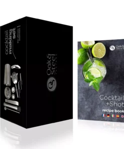 Kit per Cocktail 10 Pezzi Acciaio Inossidabile Oak & Stee
