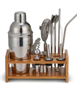 Kit preparazione coktail premium oak e steel